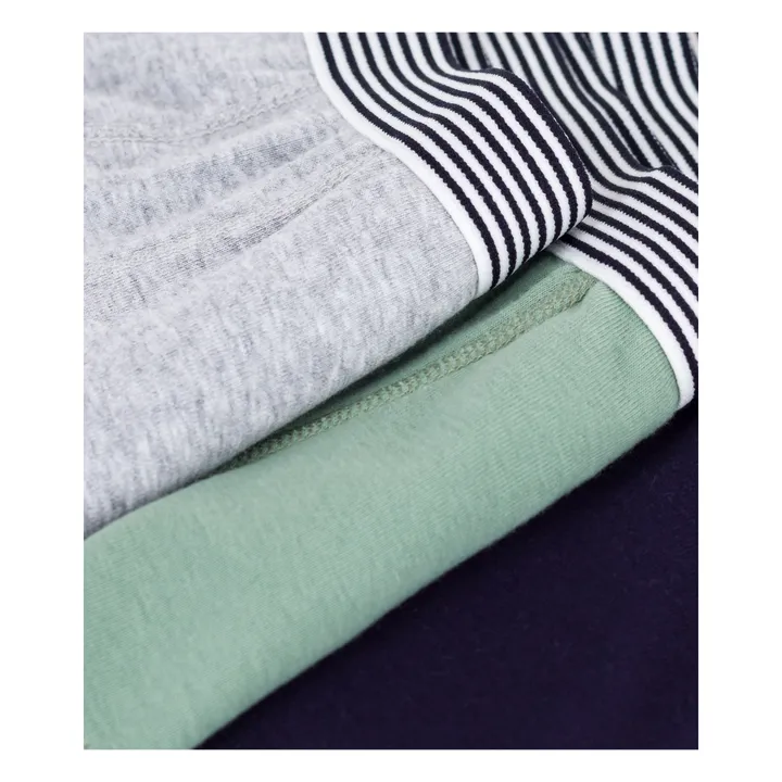 Lot 3 Boxers Unis | Gris- Image produit n°2