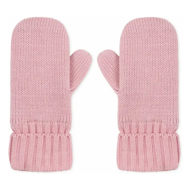 Moufles Maille | Rose