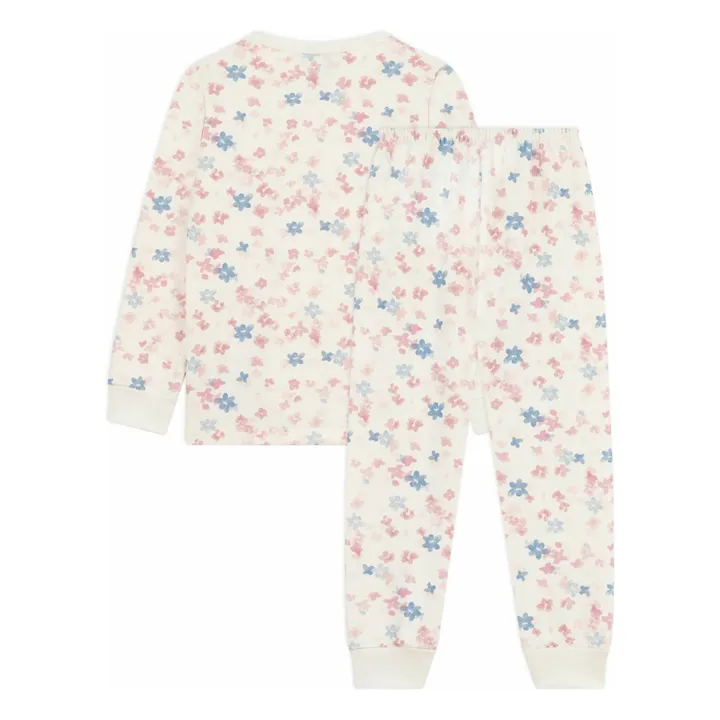 Pijama floral de algodón ecológico | Crudo- Imagen del producto n°1