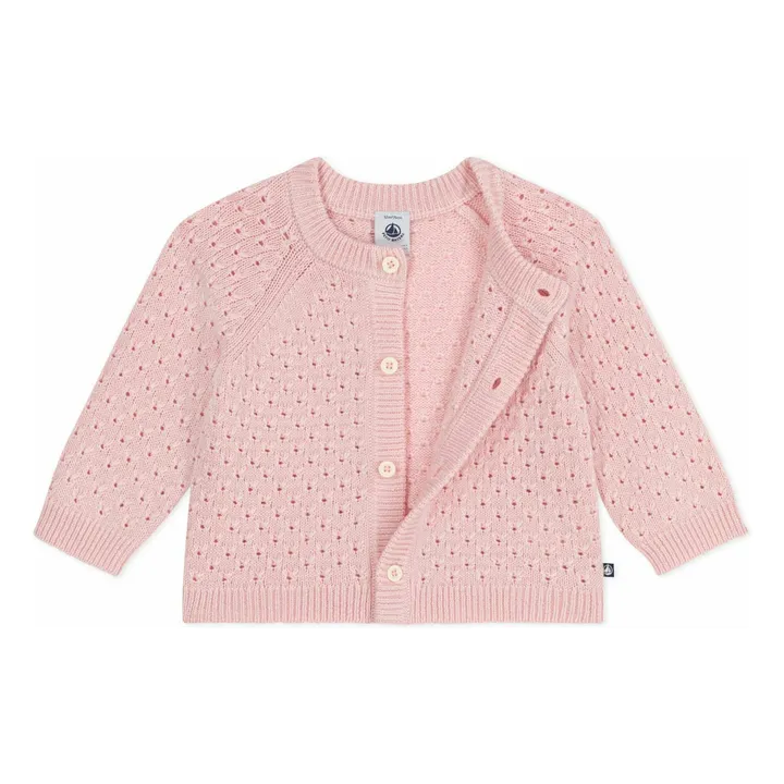 Cárdigan de lana | Rosa Pálido- Imagen del producto n°1