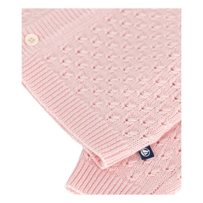 Cardigan Laine | Rose pâle