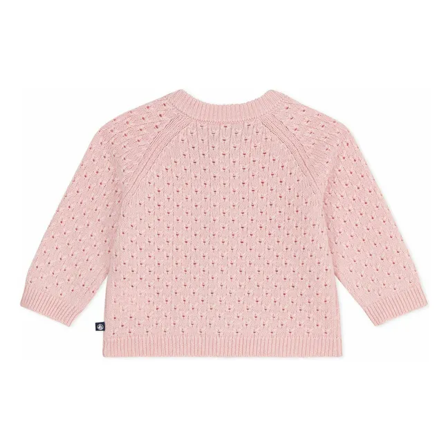 Cardigan Laine | Rose pâle