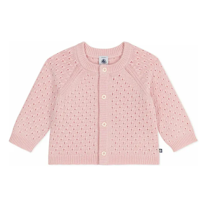Cárdigan de lana | Rosa Pálido- Imagen del producto n°0