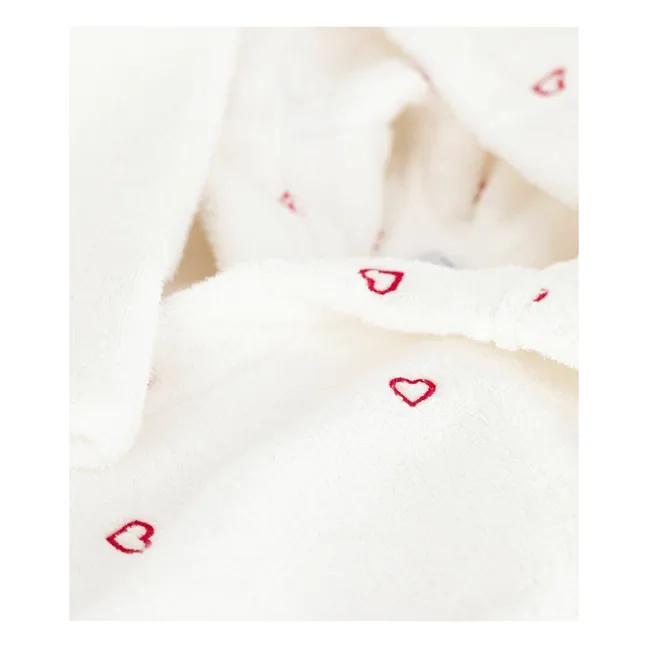 Peignoir Cœurs | Ecru