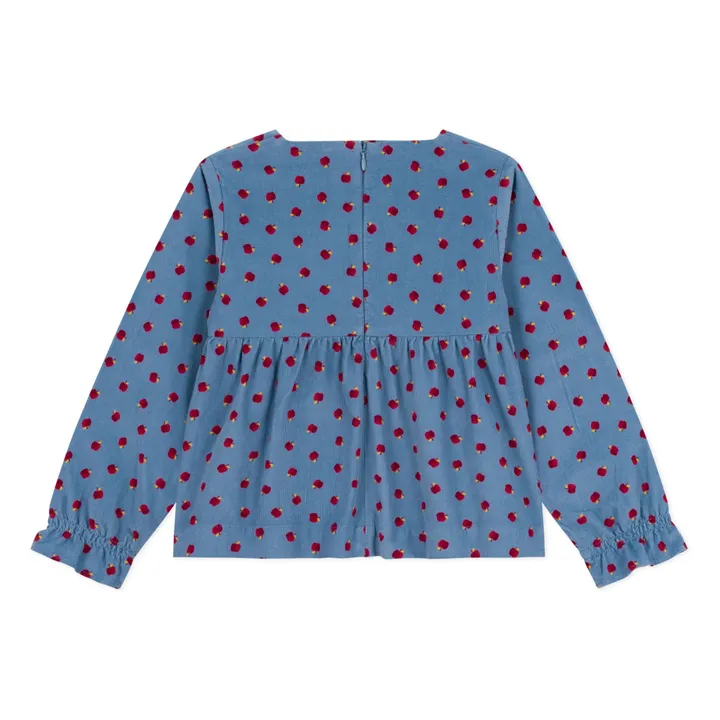 Blusa de pana Apple | Azul- Imagen del producto n°1