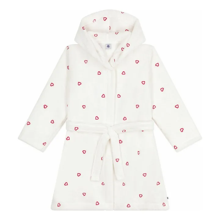 Peignoir Cœurs | Ecru- Image produit n°0