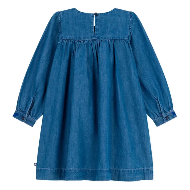 Robe Légère Denim Coton Bio | Bleu jean