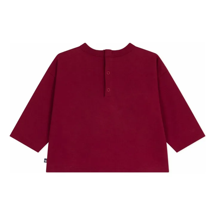 Camiseta Mountain Bear Algodón orgánico | Burdeos- Imagen del producto n°1