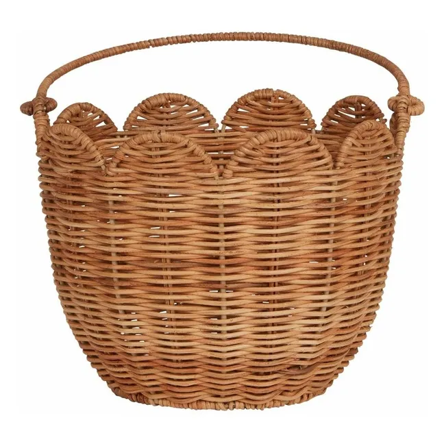 Panier en rotin Petal