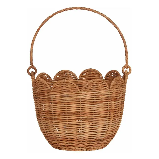 Panier en rotin Petal