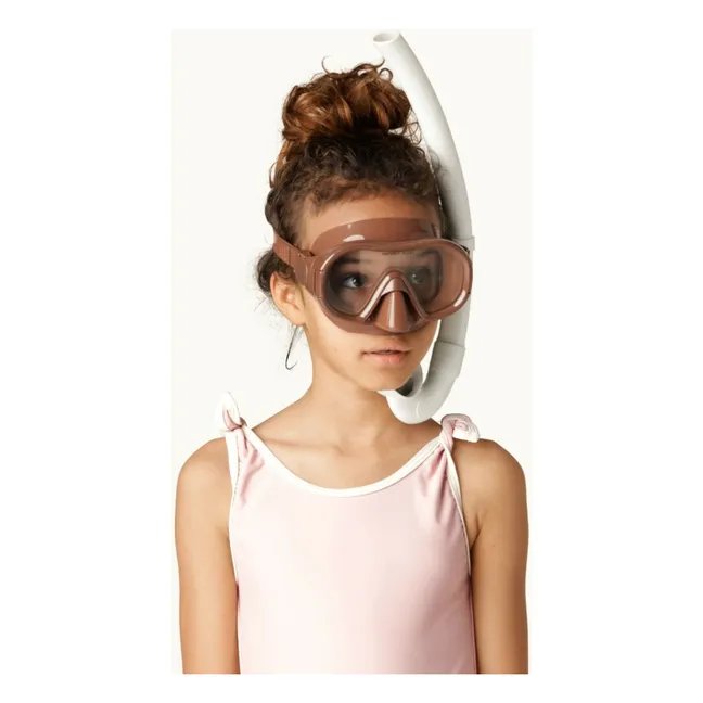 Maske und Schnorchel | Cremefarben