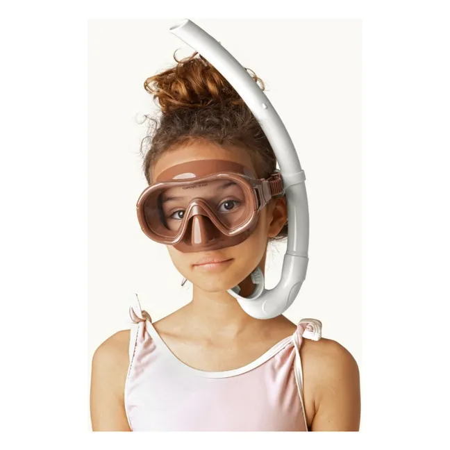 Maske und Schnorchel | Cremefarben