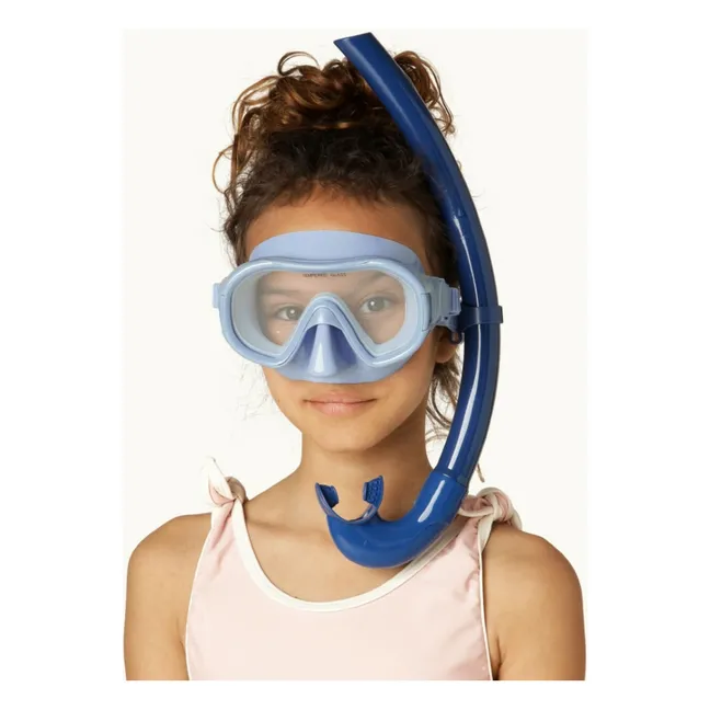 Maschera e boccaglio | Blu ceruleo