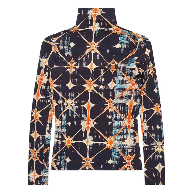 T-shirt Col Roulé Aurelia | Orange