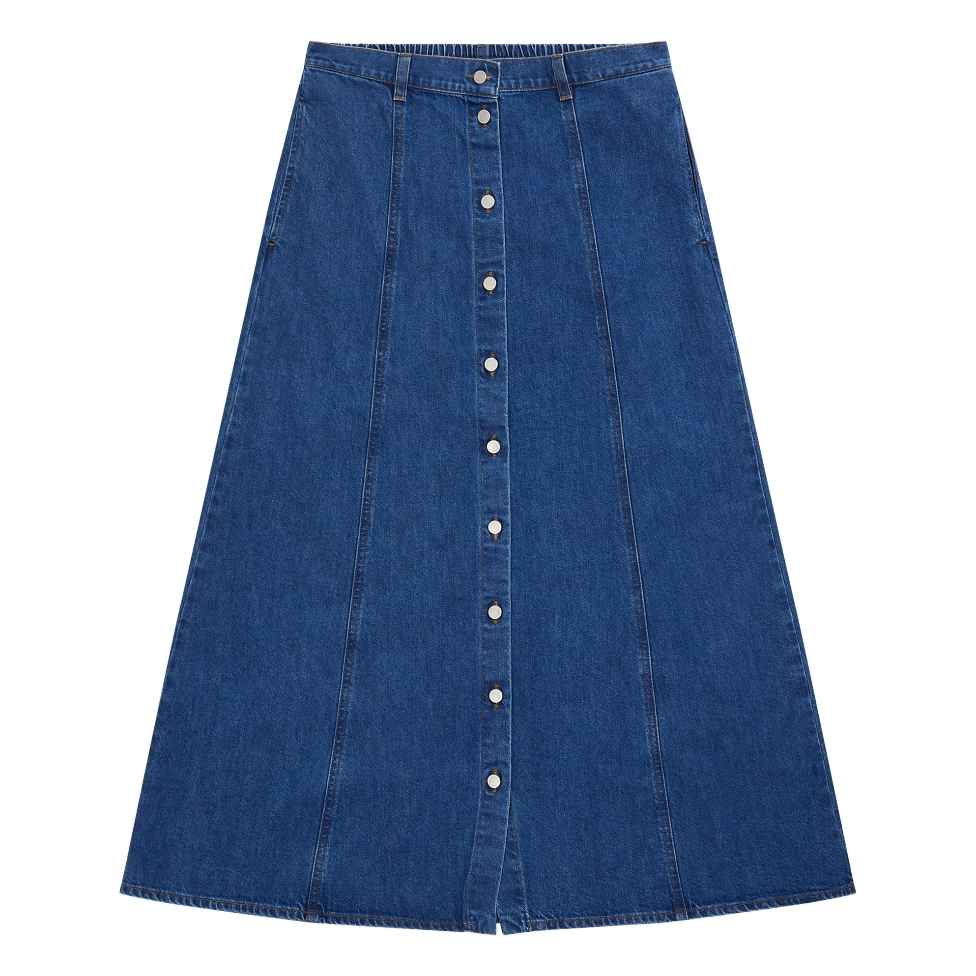 Xirena Blue Spence Denim Skirt