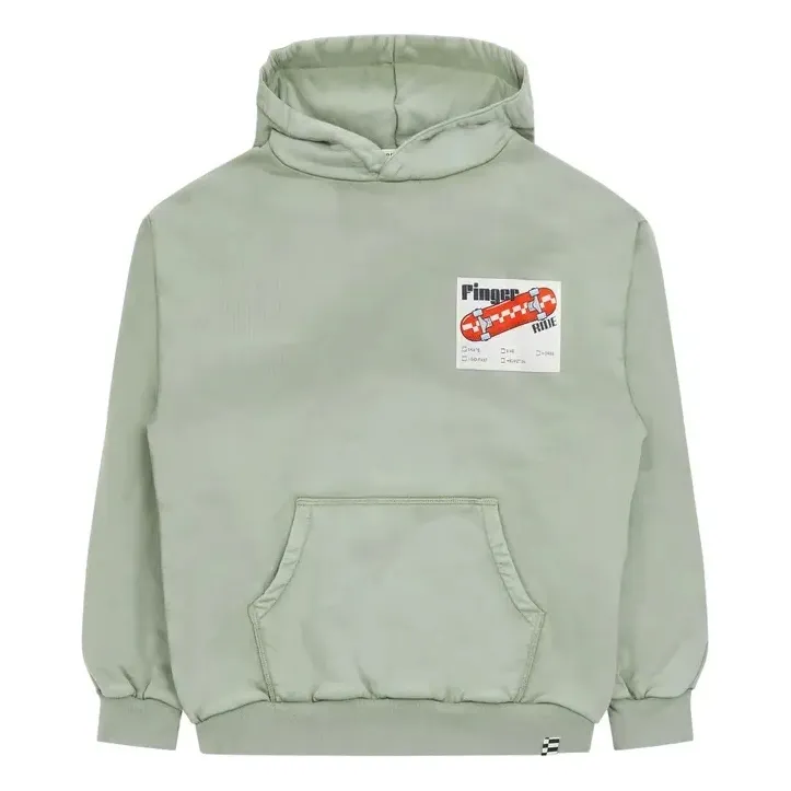 Finger In The Nose Light Khaki Hope Organic Cotton Sweatshirt