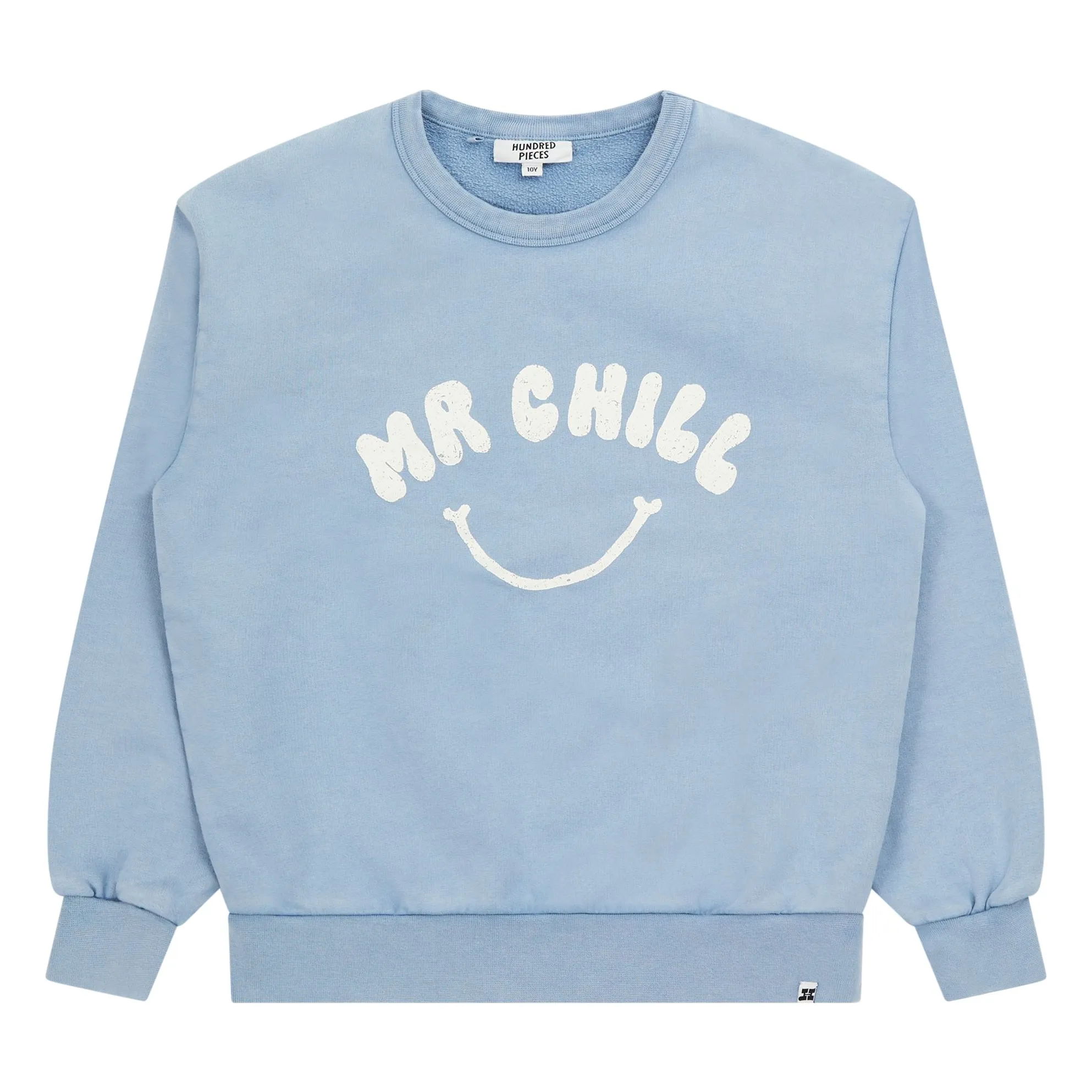 Hundred Pieces Grey Blue Ryde Organic Cotton Sweatshirt