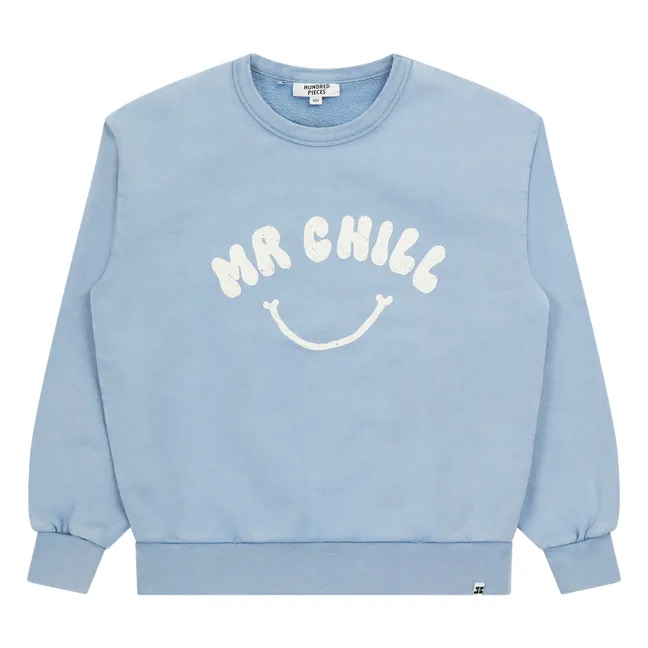 Sweat Ryde Coton Bio | Bleu gris