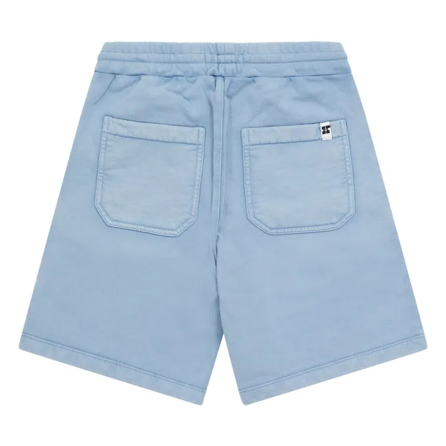 Short York Coton Bio | Bleu gris