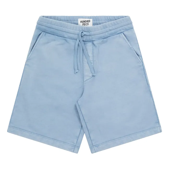 Short York Coton Bio | Bleu gris