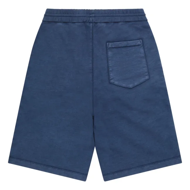 Short Aron Coton Bio | Bleu marine