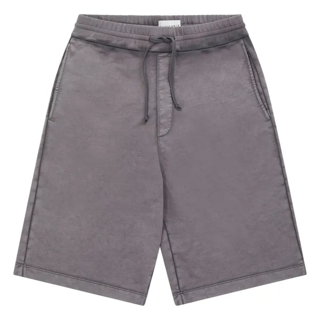 Short Aron Coton Bio | Gris charbon