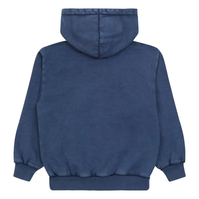 Noa organic cotton sweatshirt  | Navy blue