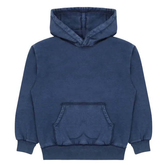 Noa organic cotton sweatshirt  | Navy blue