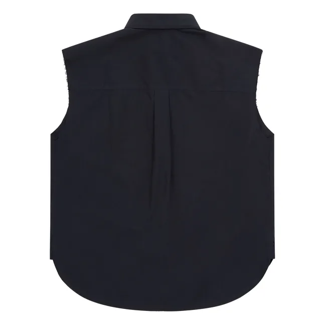 Chemise Sans Manches Laura | Noir