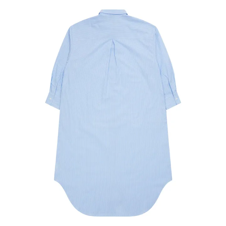 Robe Chemise Melissa Rayée | Bleu Clair- Image produit n°3