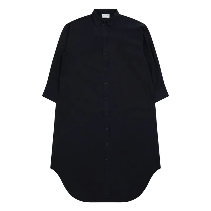 Robe Chemise Melissa | Noir- Image produit n°0