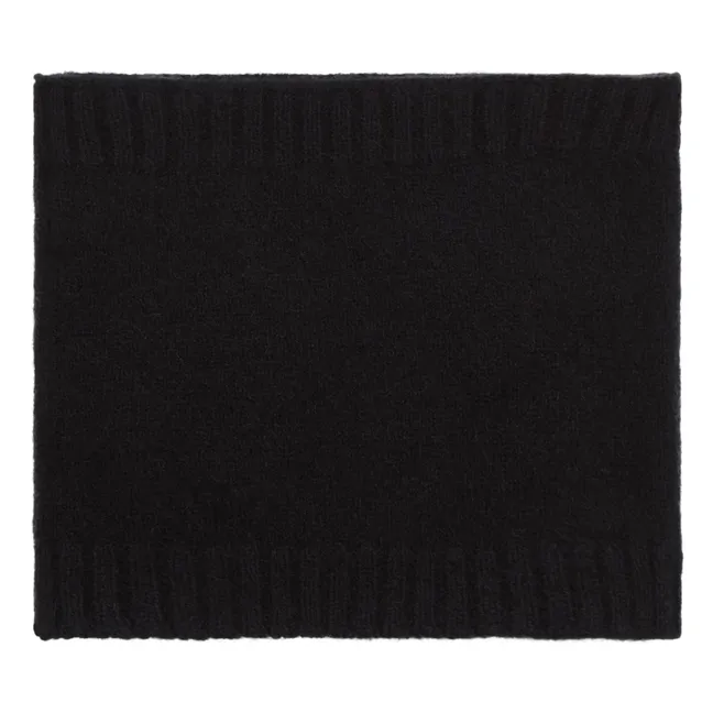 Snood aus Schurwolle | Schwarz
