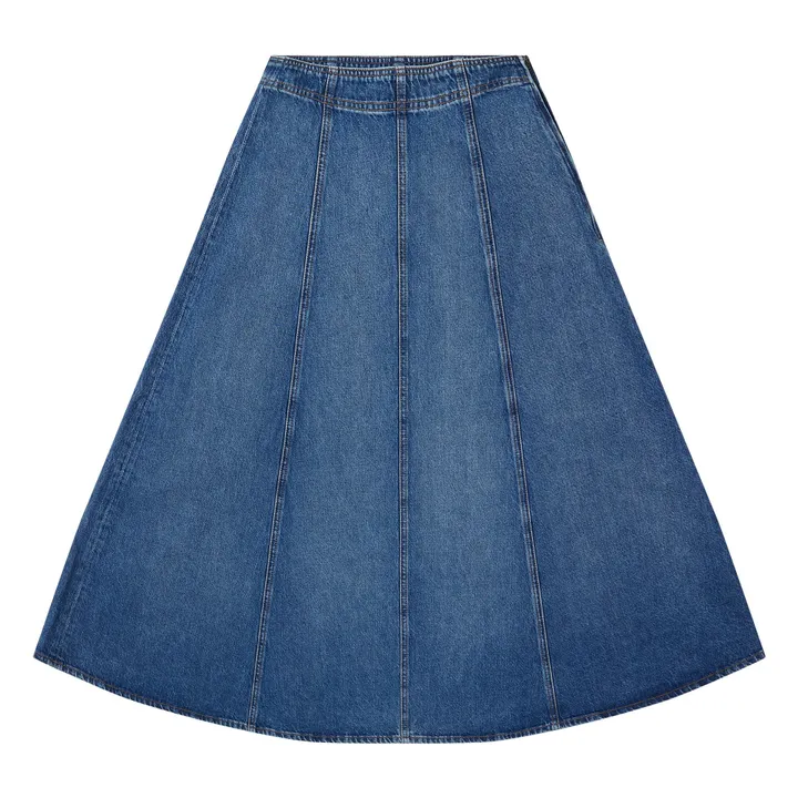 La falda vaquera Uma | Azul- Imagen del producto n°0