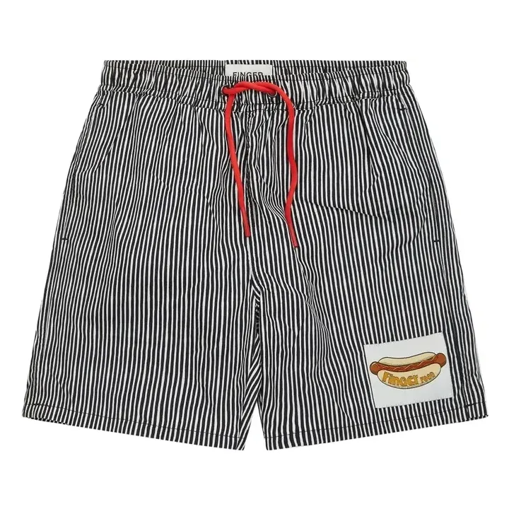 Finger In The Nose Black Freeboy Swim Shorts