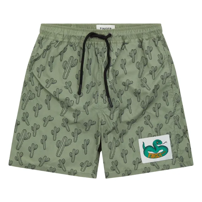 Short de Bain Freeboy | Vert kaki