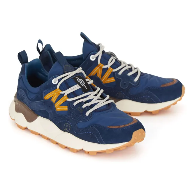 Collaboration Universal Works x Flower Mountain - Baskets Yamano  | Bleu marine