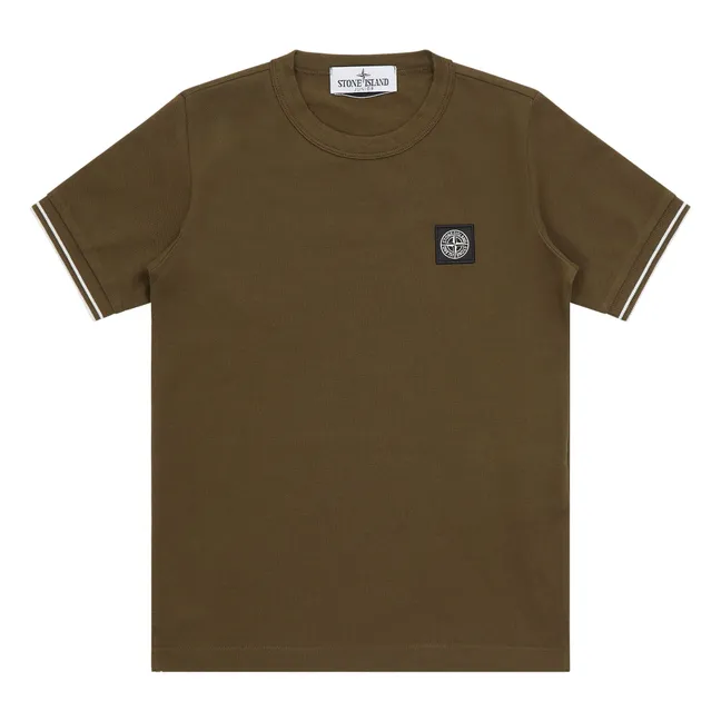 Camiseta con logotipo en el pecho | Verde Kaki