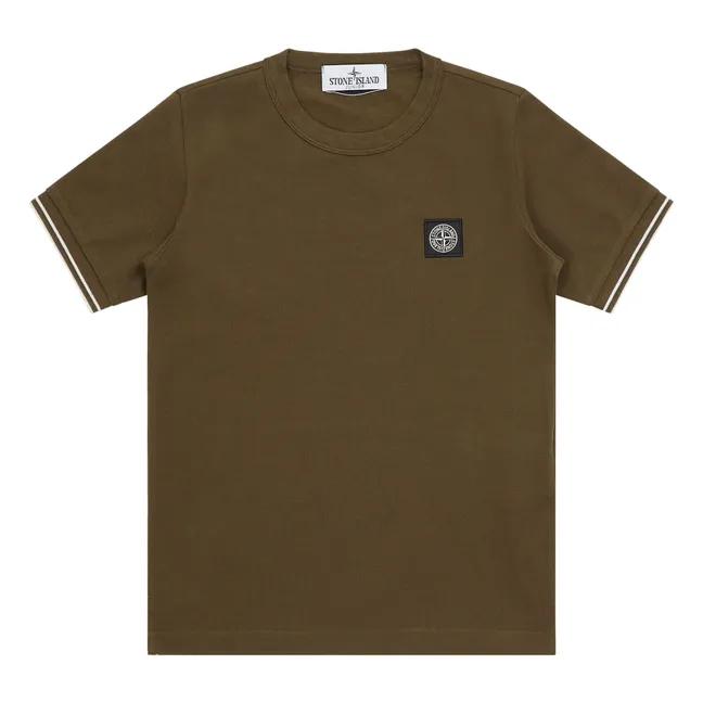 T-shirt Logo Poitrine | Vert kaki