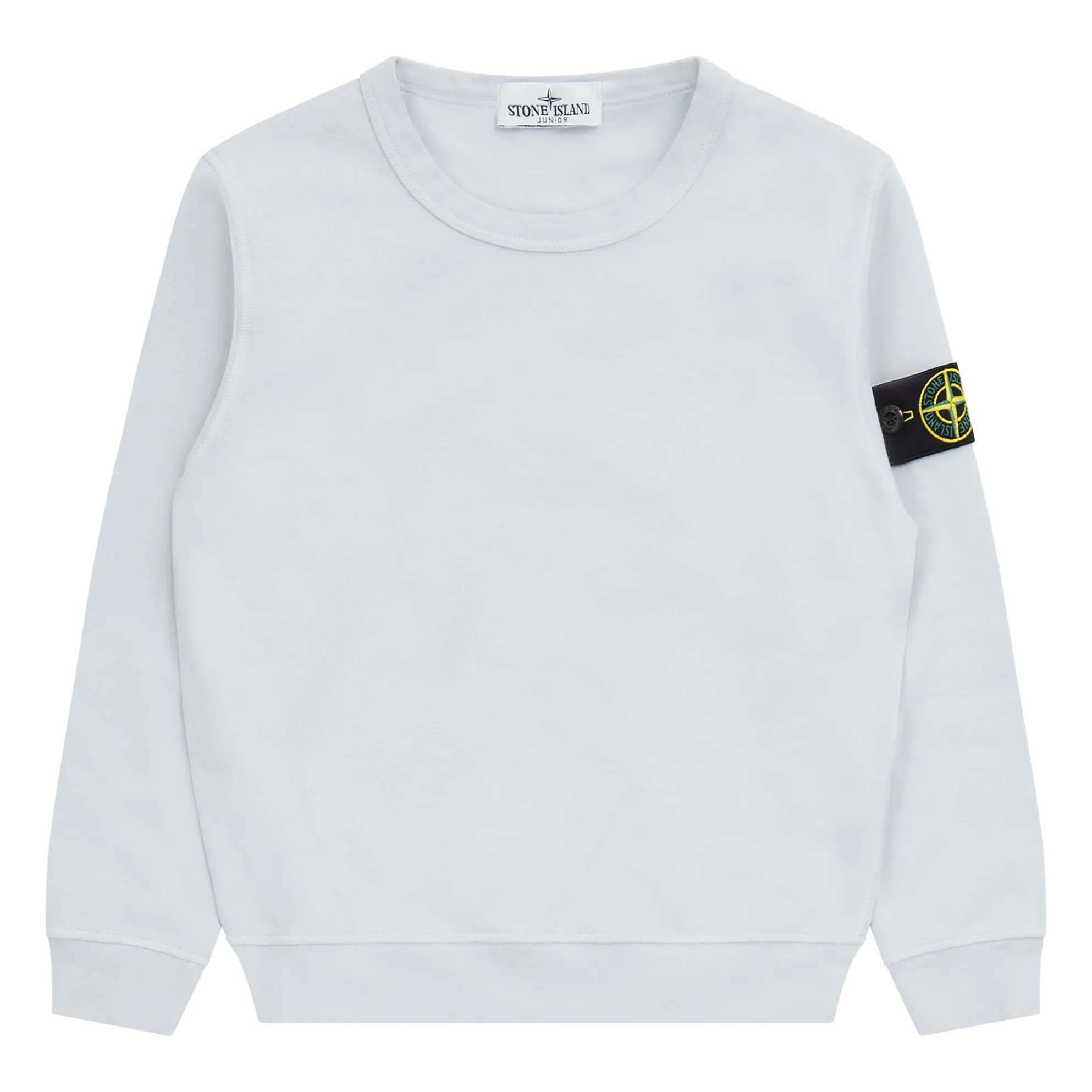 Stone Island Light Blue Sweat Logo