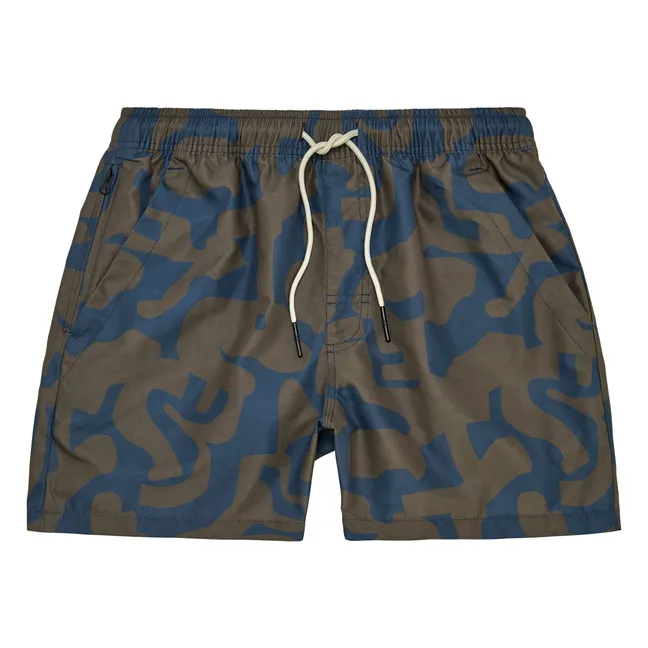 Short de Bain Morel Puzzlotec | Marron