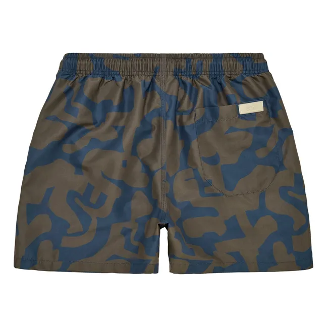 Pantaloncini da bagno Morel Puzzlotec | Marrone