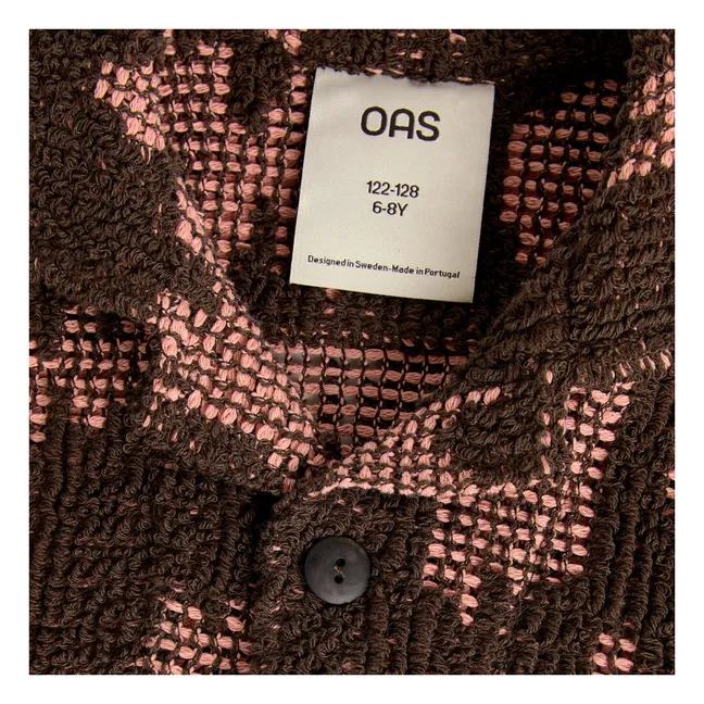 Brink Palmer Camicia all'uncinetto | Marrone