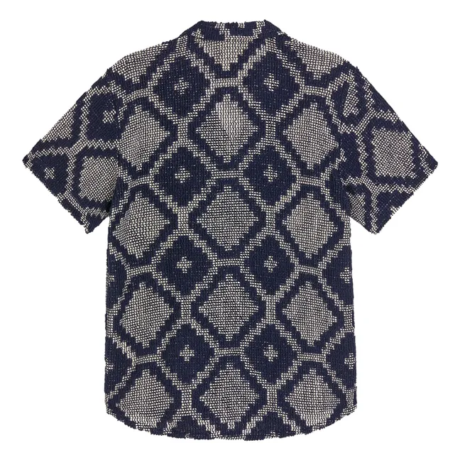 Chemise Trastevere Cuba Crochet | Bleu