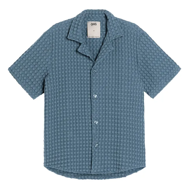Chemise Coronet Cuba Waffle | Bleu