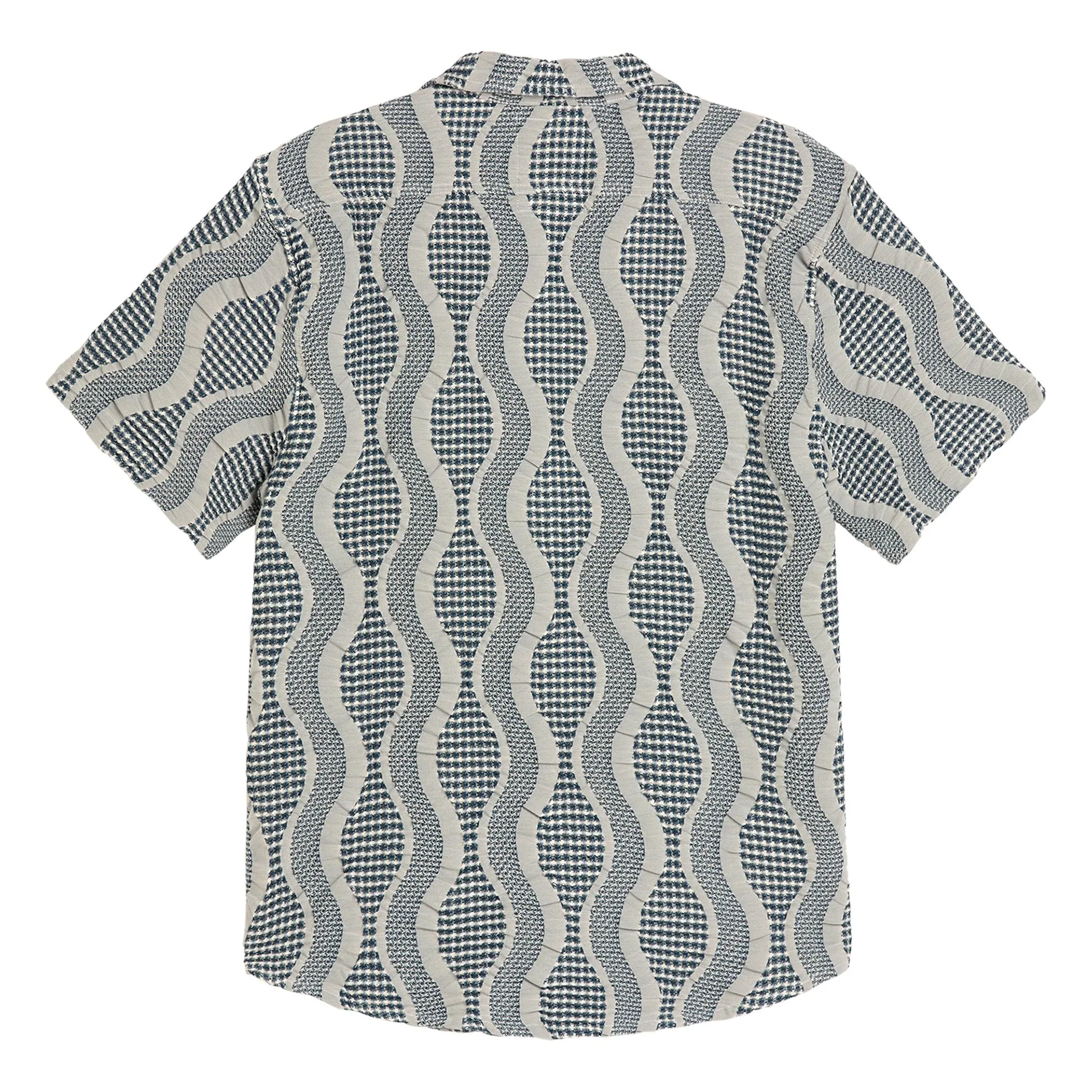 Chemise Como Cuba Waffle | Bleu- Image produit n°3