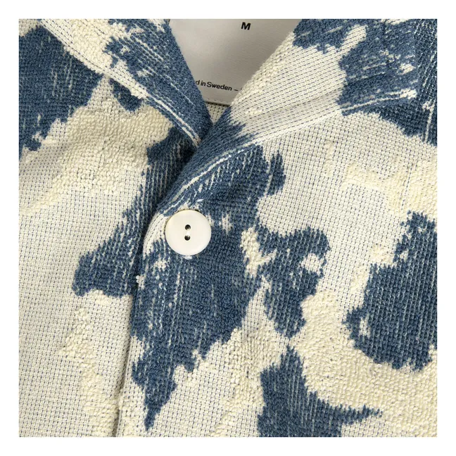 Camicia Cuba Terry a contrasto Sail | Beige