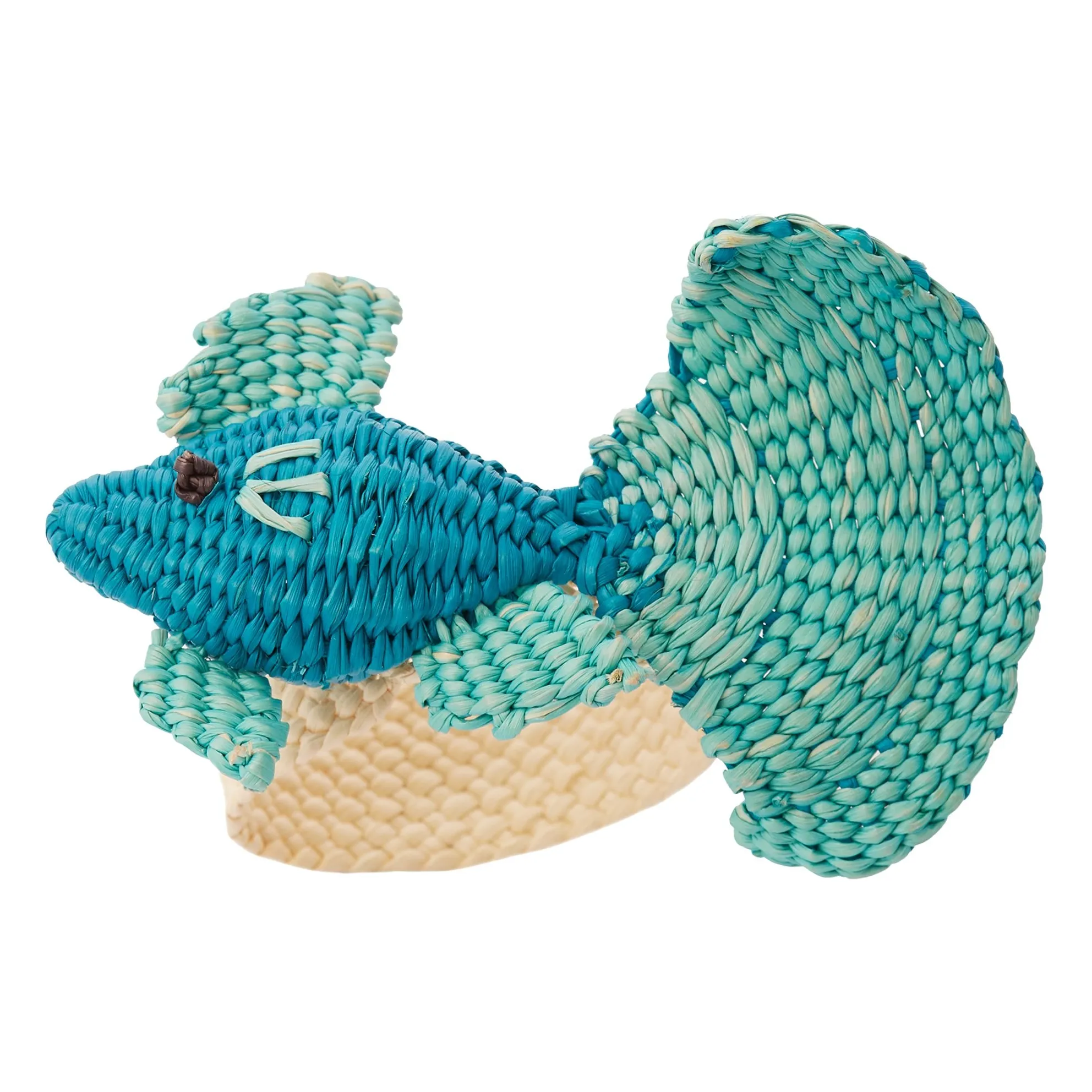 Coro Cora Women's Blue Napkin Ring Fish