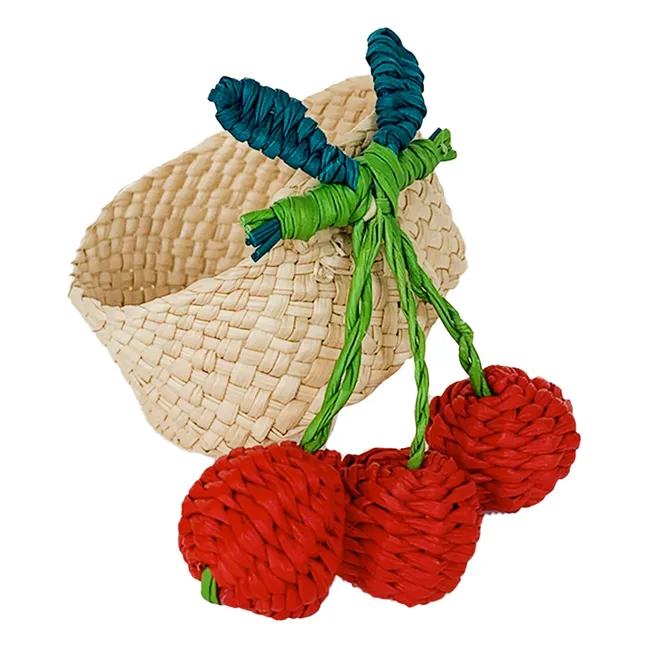 Rond de serviette Cerises | Rouge