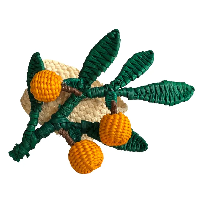 Rond de serviette Branche d'oranger | Orange
