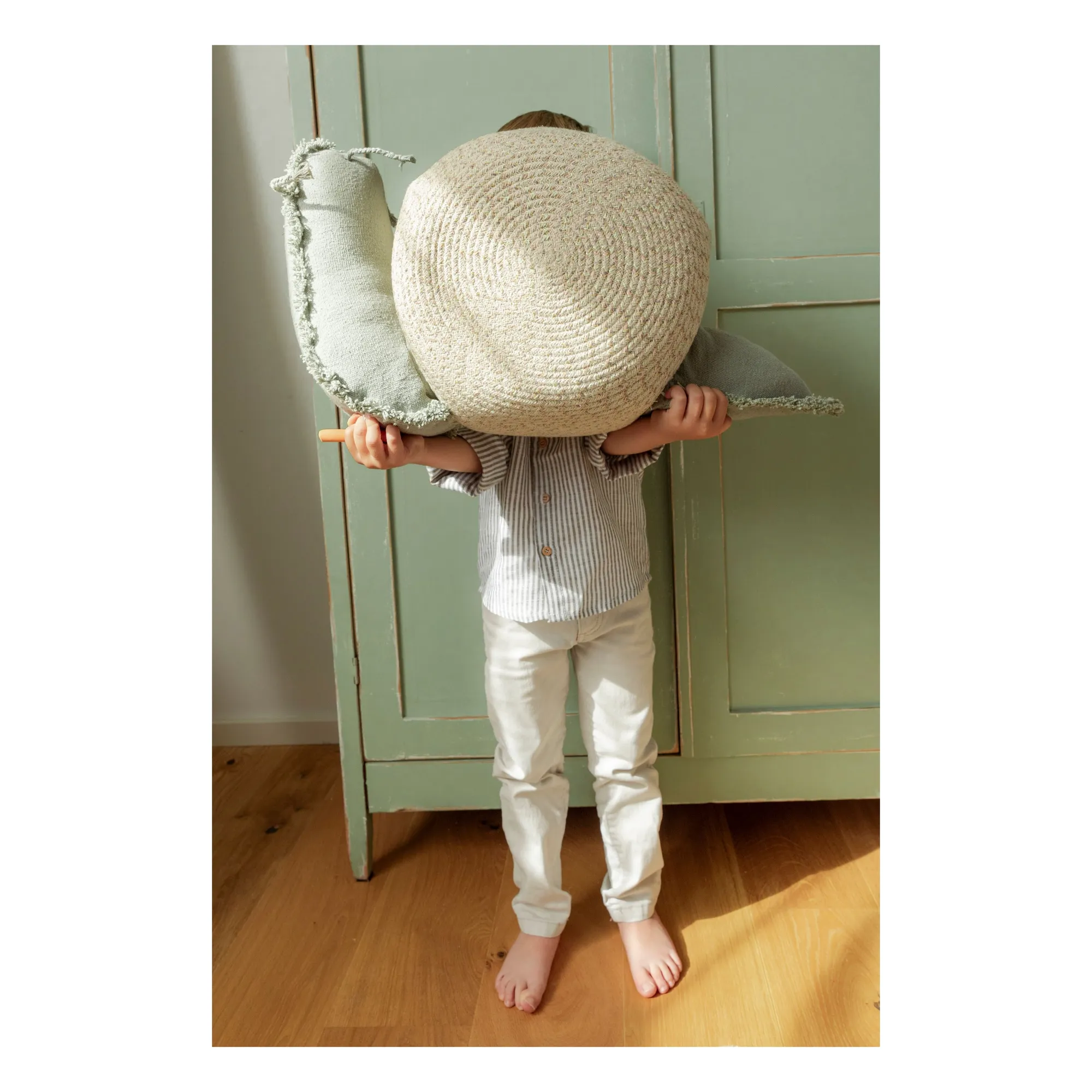 Panier de rangement Escargot | Beige- Image produit n°2